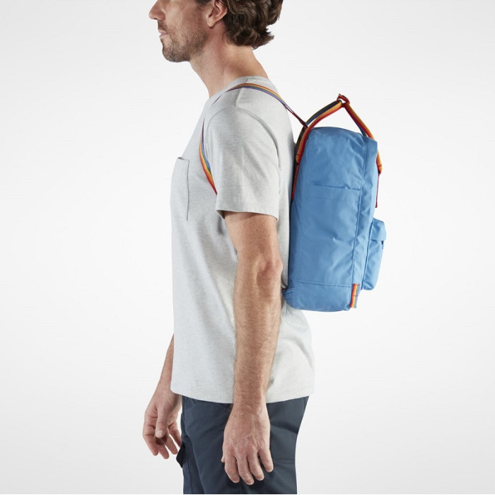Рюкзак Fjallraven Kanken Rainbow Air Blue/Rainbow Pattern (23620.508-907)