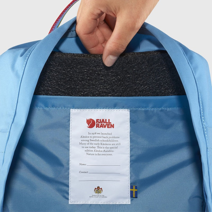 Рюкзак Fjallraven Kanken Rainbow Air Blue/Rainbow Pattern (23620.508-907)