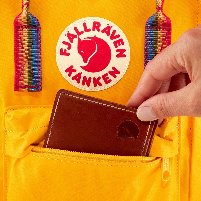 Рюкзак Fjallraven Kanken Rainbow Mini Pastel Lavender/Rainbow (23621.457-907)