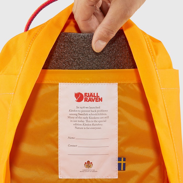 Рюкзак Fjallraven Kanken Rainbow Mini Pastel Lavender/Rainbow (23621.457-907)