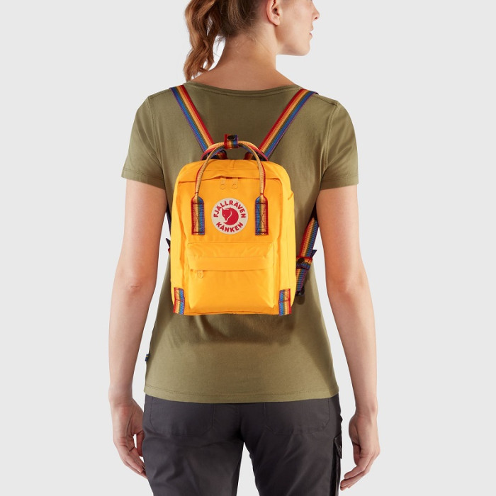 Рюкзак Fjallraven Kanken Rainbow Mini Pastel Lavender/Rainbow (23621.457-907)