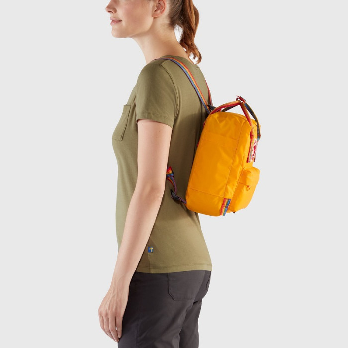 Рюкзак Fjallraven Kanken Rainbow Mini Pastel Lavender/Rainbow (23621.457-907)
