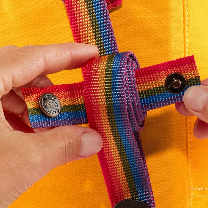 Рюкзак Fjallraven Kanken Rainbow Mini Pastel Lavender/Rainbow (23621.457-907)