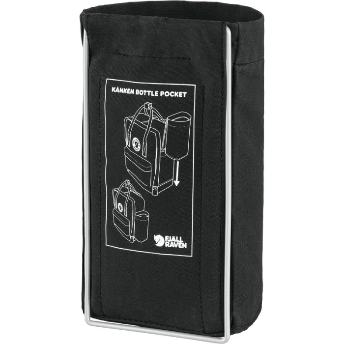 Навісна кишеня для пляшок Fjallraven Kanken Bottle Pocket Black (23793.550)