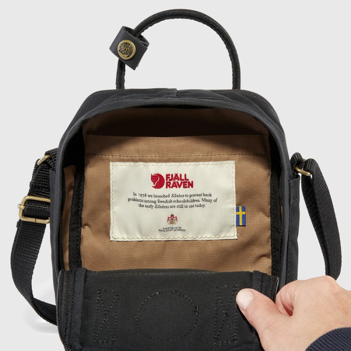 Сумка Fjallraven Kanken No.2 Black Sling Black (23799.550)