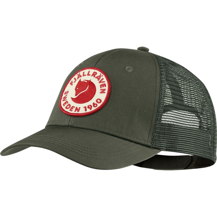 Бейсболка Fjallraven 1960 Logo Langtradarkeps, Deep Forest (78138.662)