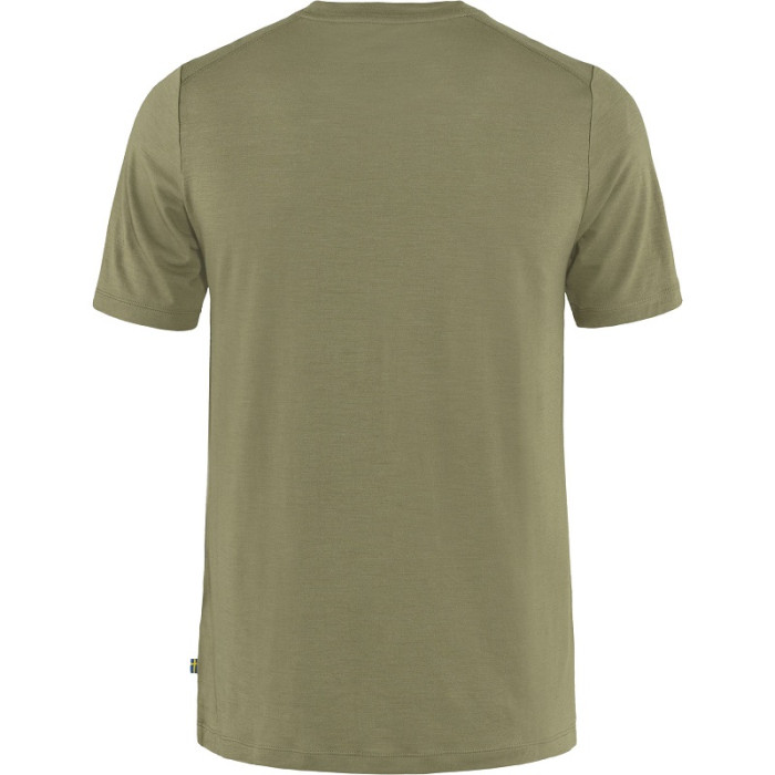 Футболка чоловіча Fjallraven Abisko Wool Classic SS Light Olive (84117.622)