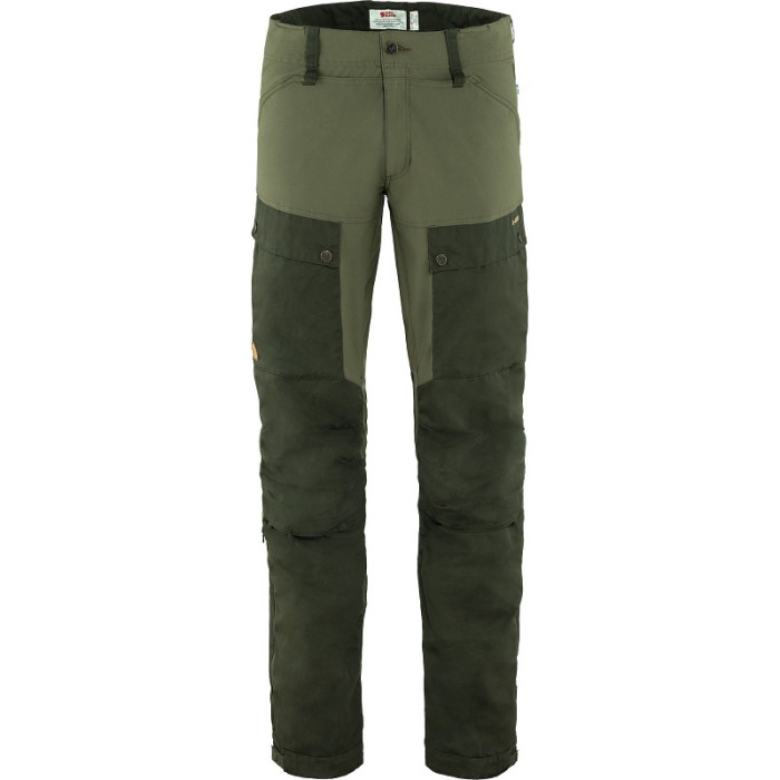 Штани чоловічі Fjallraven Keb Trousers Reg Deep Forest/Laurel Green (85656R.662-625)