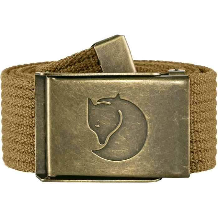 Ремень Fjallraven Canvas Brass Belt 4 cm Buckwheat Brown (77297.232)