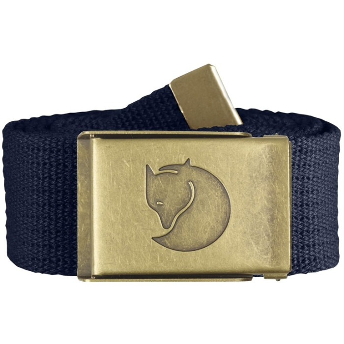 Ремень Fjallraven Canvas Brass Belt 4 cm Dark Navy (77297.555)
