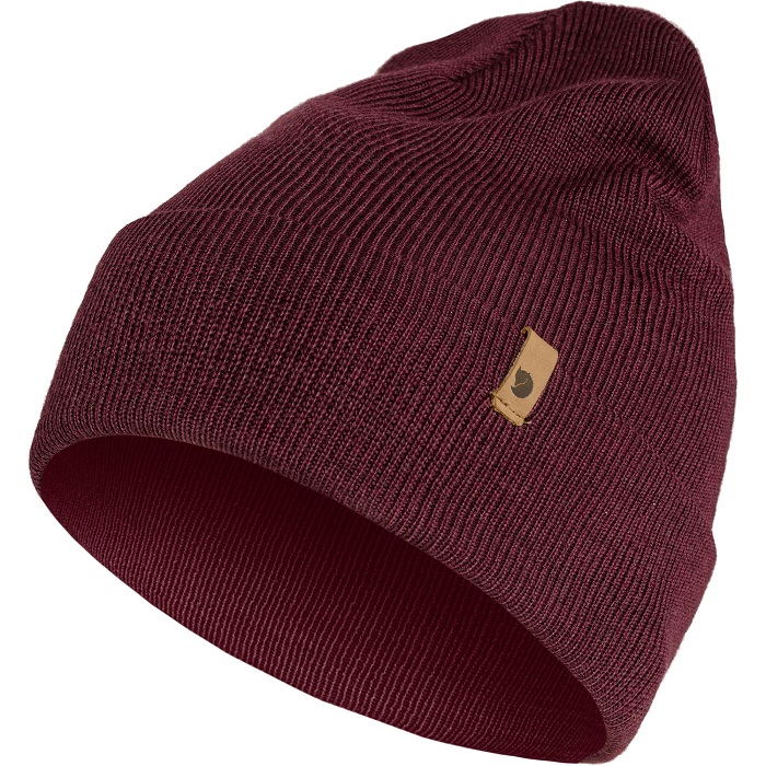 Шапка Fjallraven Classic Knit Hat Dark Garnet (77368.356)