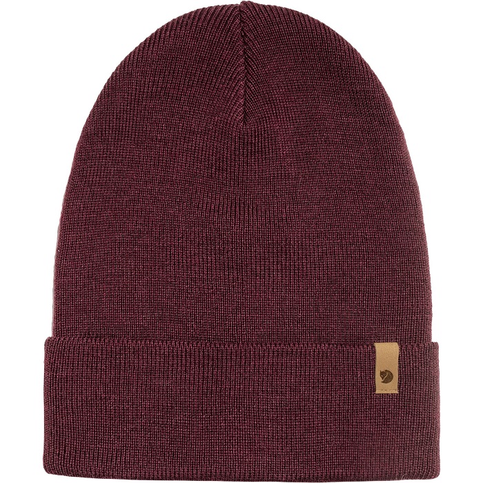 Шапка Fjallraven Classic Knit Hat Dark Garnet (77368.356)