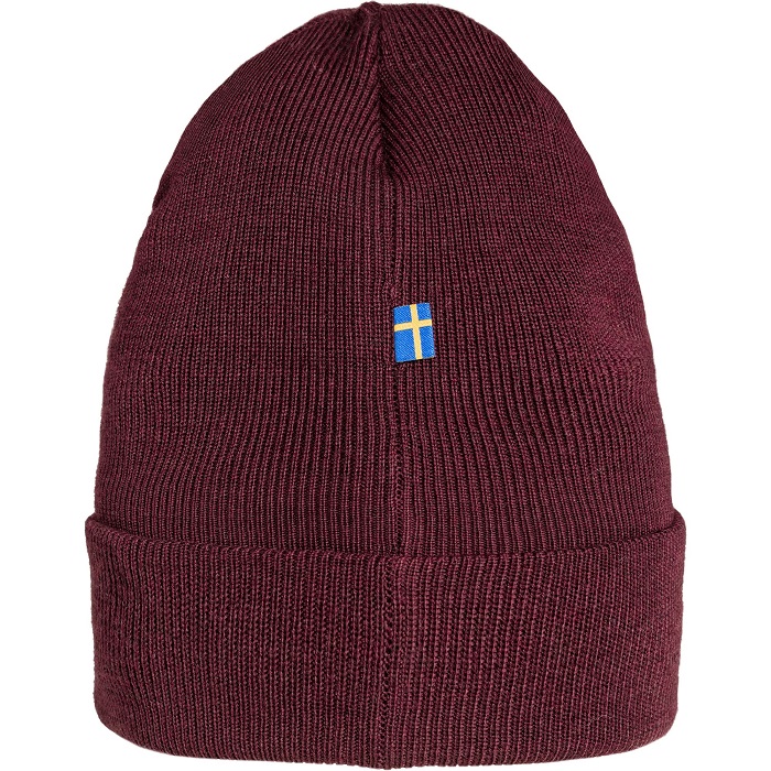 Шапка Fjallraven Classic Knit Hat Dark Garnet (77368.356)