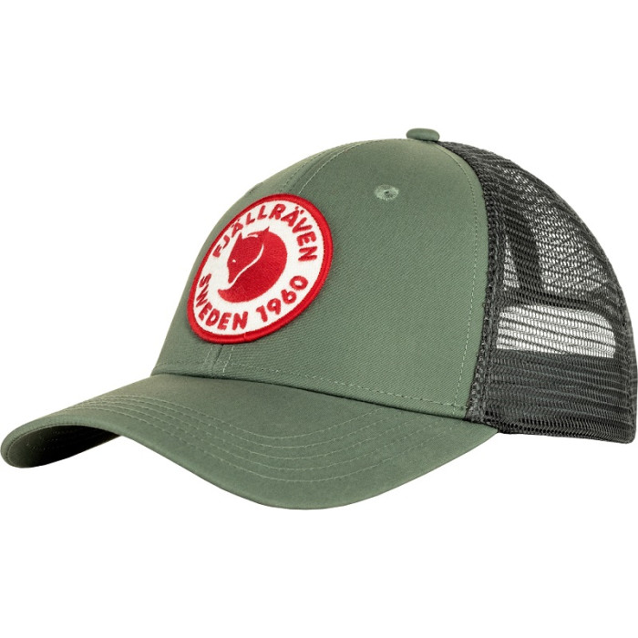 Бейсболка Fjallraven 1960 Logo Langtradarkeps, Patina Green (78138.614)