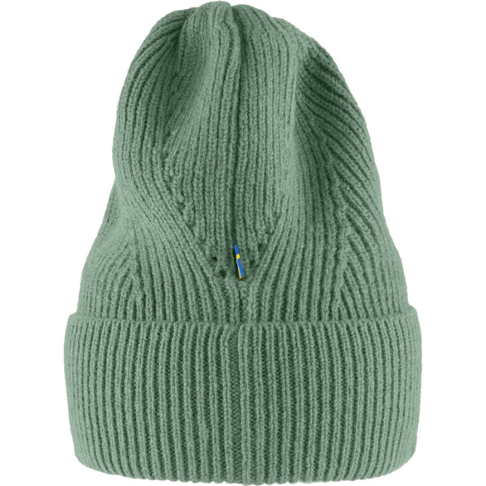 Шапка Fjallraven Directional Rib Beanie Patina Green (78143.614)