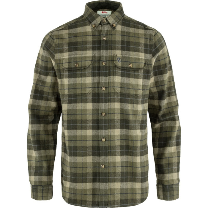 Сорочка чоловіча Fjallraven Singi Heavy Flannel Shirt Green/Deep Forest (81373.620-662)
