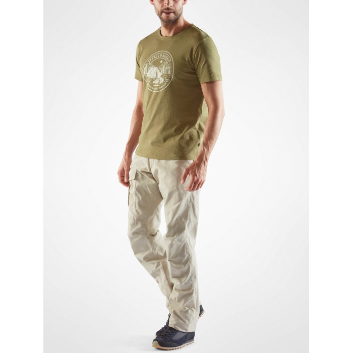 Футболка мужская Fjallraven Lagerplats T-Shirt Green (81950.620)