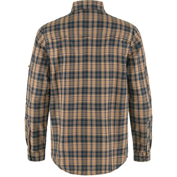 Сорочка чоловіча Fjallraven Abisko Hike Shirt LS Dark Navy/Buckwheat Brown (82263.555-232)