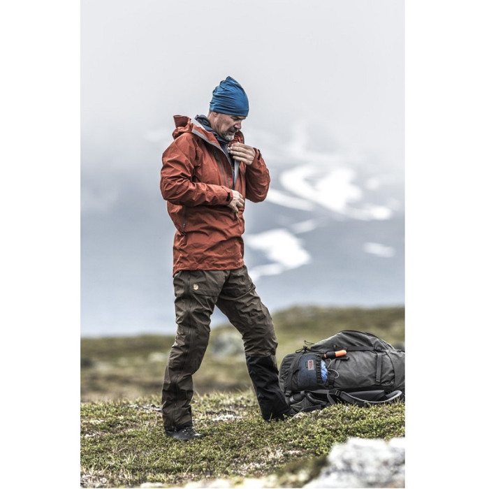 Штаны мужские Fjallraven Keb Eco-Shell Trousers Long Dark Olive (82415.633)