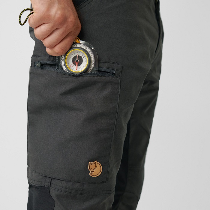 Штаны мужские Fjallraven Kaipak Trousers Long Uncle Blue/Dark Grey (84466.520-030)
