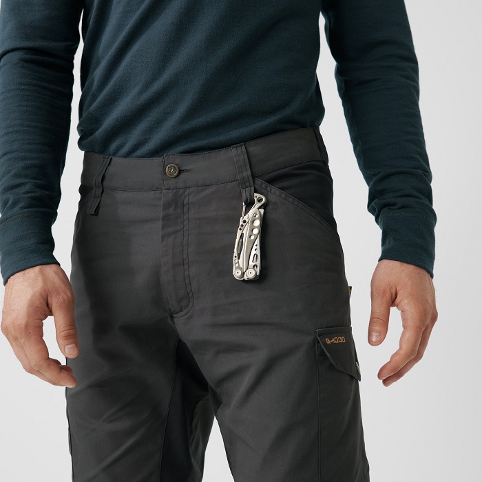 Штаны мужские Fjallraven Kaipak Trousers Long Uncle Blue/Dark Grey (84466.520-030)