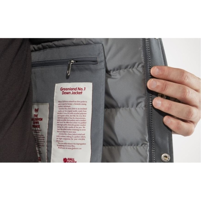 Куртка чоловіча Fjallraven Greenland No.1 Down Jacket Black (87021.550)