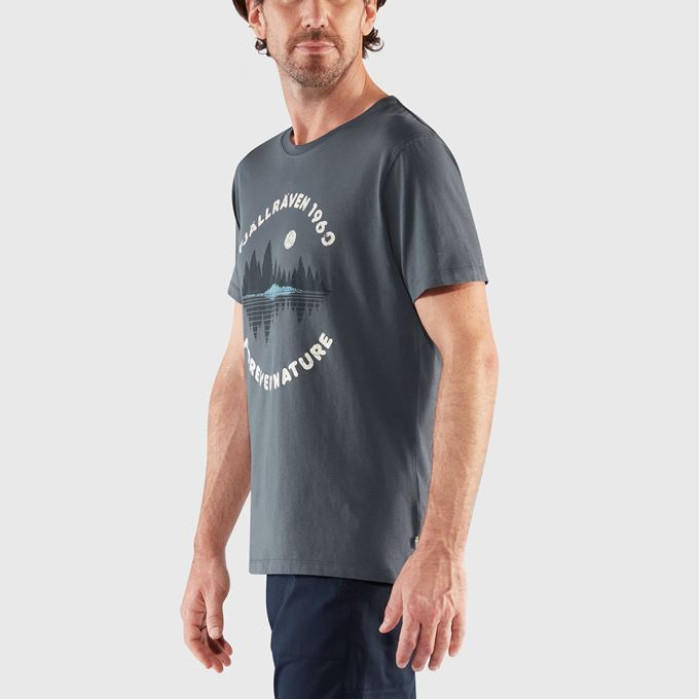 Футболка чоловіча Fjallraven Forest Mirror T-shirt Navy (87045.560)