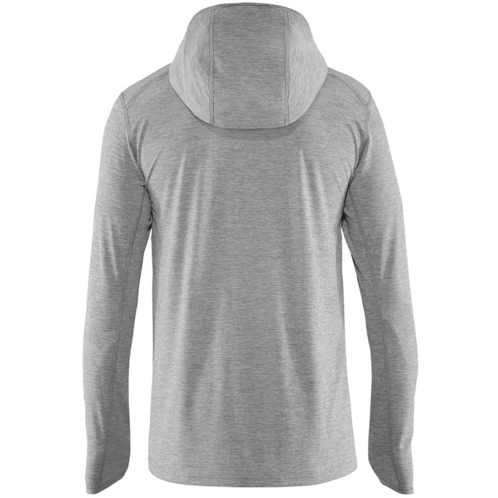 Кофта чоловіча Fjallraven Abisko Sun-hoodie Shark Grey (87199.016)
