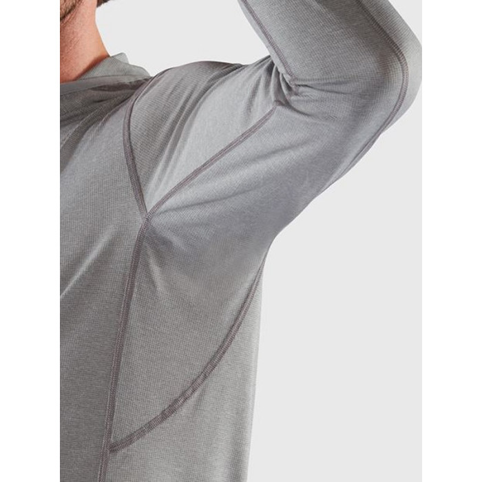 Кофта чоловіча Fjallraven Abisko Sun-hoodie Shark Grey (87199.016)