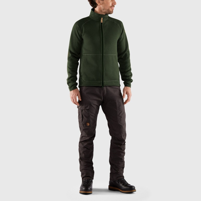 Фліс чоловічий Fjallraven Ovik Fleece Zip Sweater Deep Forest (87317.662)