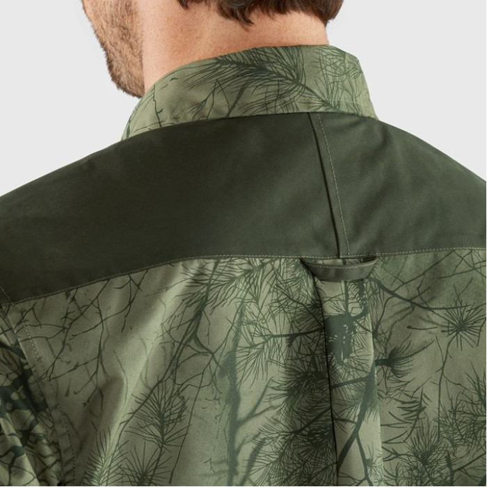 Рубашка мужская Fjallraven Varmland G-1000 Shirt Green Camo/Deep Forest (87326.626-662)