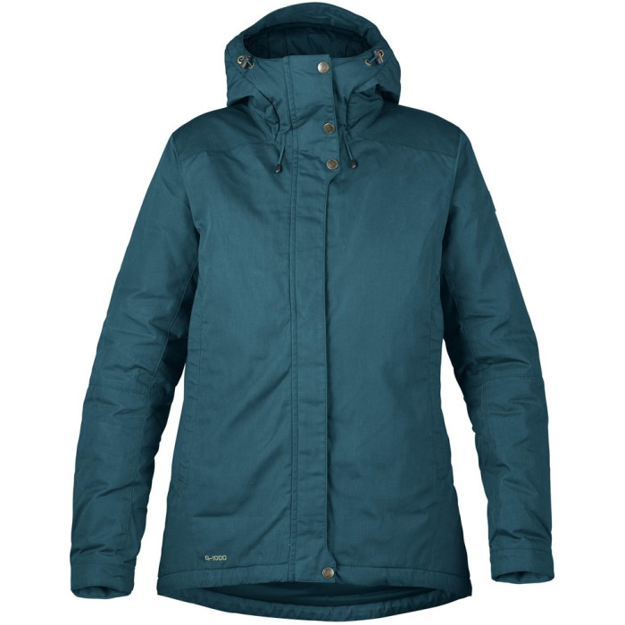 Куртка женская Fjallraven Skogsо Padded Jacket Glacier Green (89648.646)
