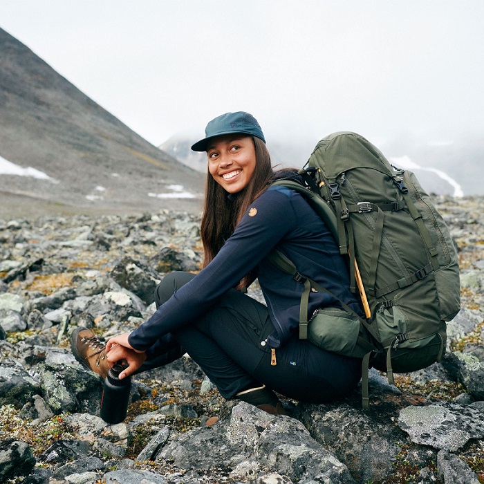 Штани жіночі Fjallraven Abisko Midsummer Trs Reg Mineral Blue/Clay Blue (89827.562-563)