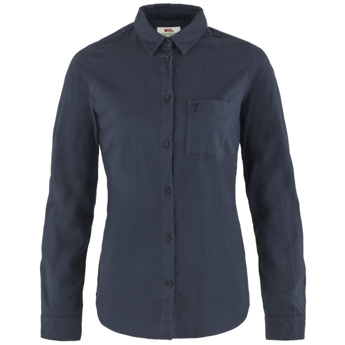 Сорочка жіноча Fjallraven Ovik Flannel Shirt LS Navy/Navy (89833.560-560)