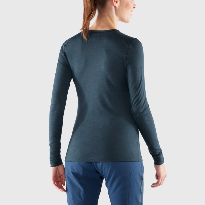 Термофутболка женская Fjallraven Bergtagen Thinwool LS Black (89886.550)