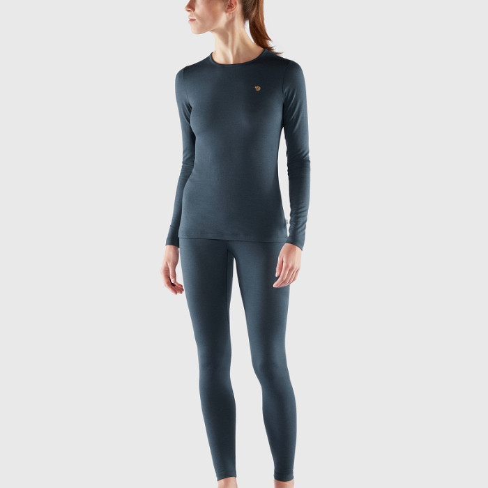 Термоштани жіночі Fjallraven Bergtagen Thinwool Long Johns Black (89887.550)