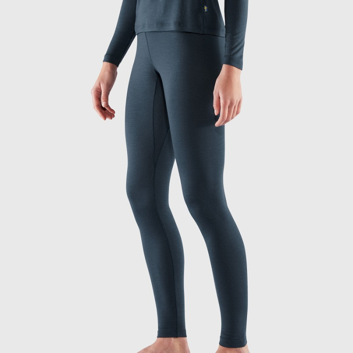 Термоштани жіночі Fjallraven Bergtagen Thinwool Long Johns Black (89887.550)