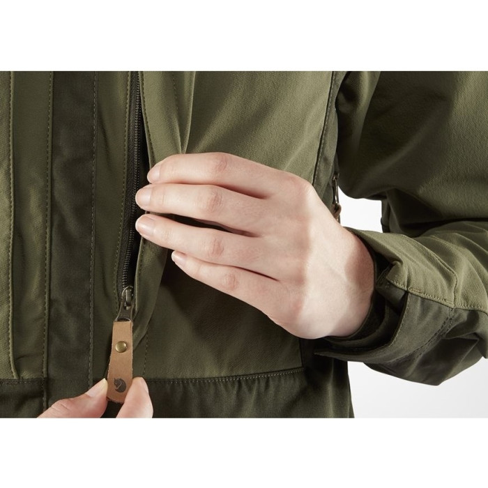 Куртка жіноча Fjallraven Keb Jacket, Deep Forest/Laurel Green (89892.662-625)