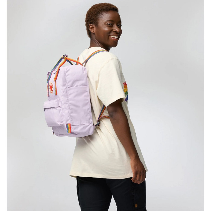 Рюкзак Fjallraven Kanken Rainbow Black/Rainbow Pattern (23620.550-907)