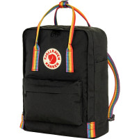Рюкзак Fjallraven Kanken Rainbow Black/Rainbow Pattern (23620.550-907)