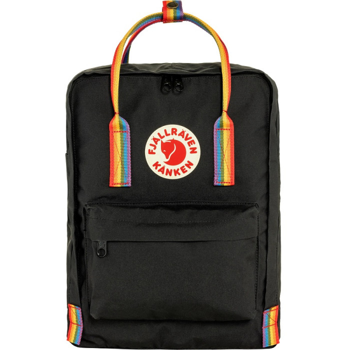 Рюкзак Fjallraven Kanken Rainbow Black/Rainbow Pattern (23620.550-907)