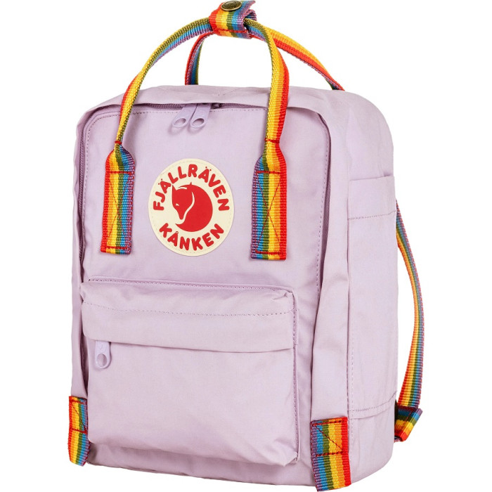 Рюкзак Fjallraven Kanken Rainbow Mini Pastel Lavender/Rainbow (23621.457-907)
