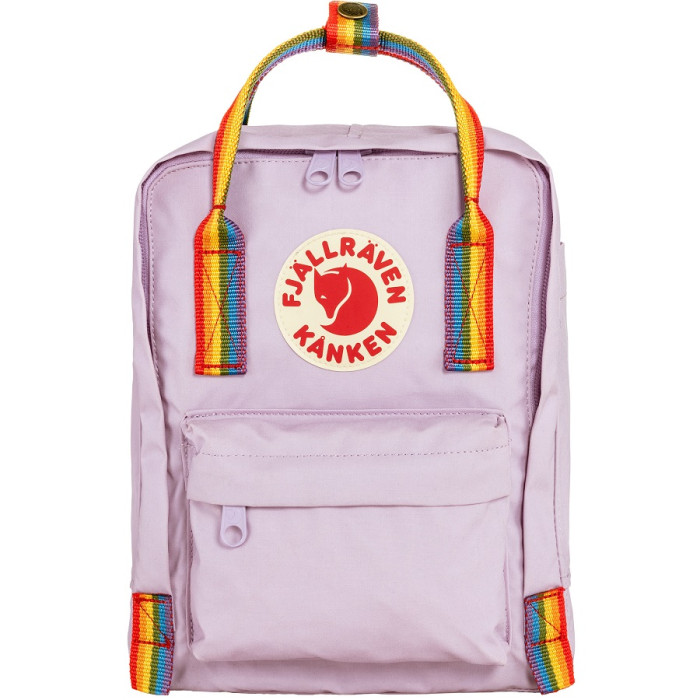 Рюкзак Fjallraven Kanken Rainbow Mini Pastel Lavender/Rainbow (23621.457-907)