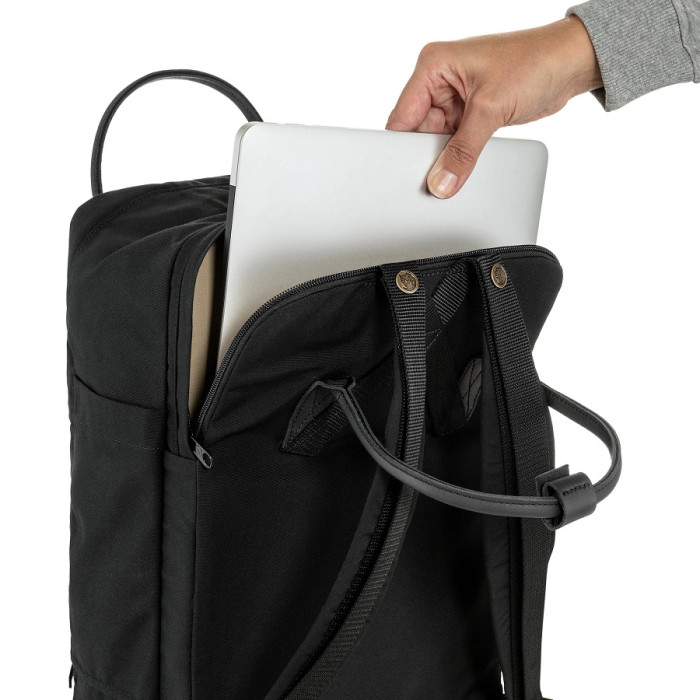 Рюкзак Fjallraven Kanken No. 2 Black Laptop 15 Black (23804.550)