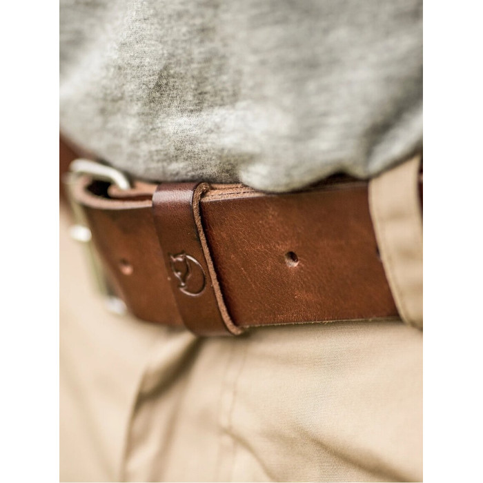 Ремінь Fjallraven Singi Belt 4 cm, Leather Cognac, 110 cm (77281.249.110)