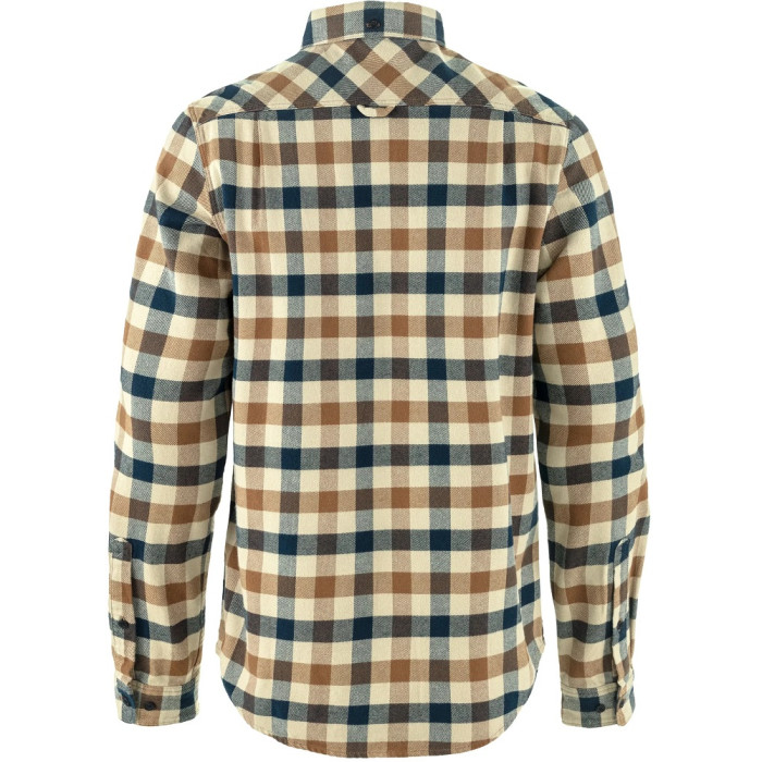Сорочка чоловіча Fjallraven Skog Slim Shirt, Fossil/Dark Navy (81353.118-555)