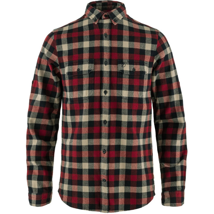 Сорочка чоловіча Fjallraven Skog Slim Shirt, Dark Navy/Red (81353.555-320)