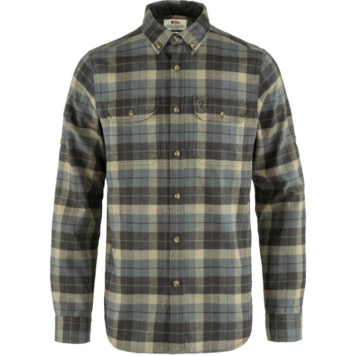 Сорочка чоловіча Fjallraven Singi Heavy Flannel Shirt, Super Grey/Stone Grey (81373.046-018)