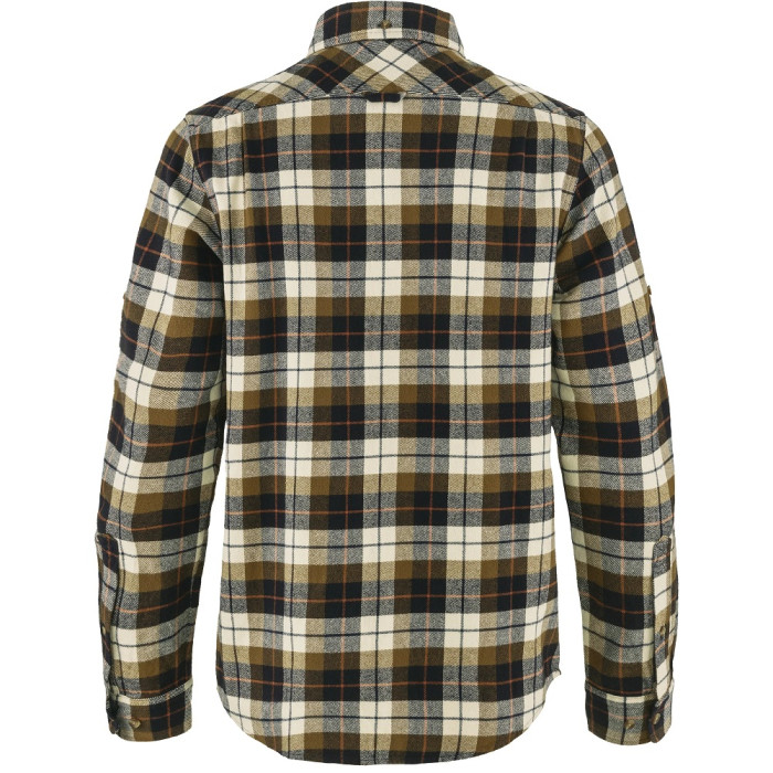 Рубашка мужская Fjallraven Singi Heavy Flannel Shirt, Chalk White/Dark Navy (81373.113-555)