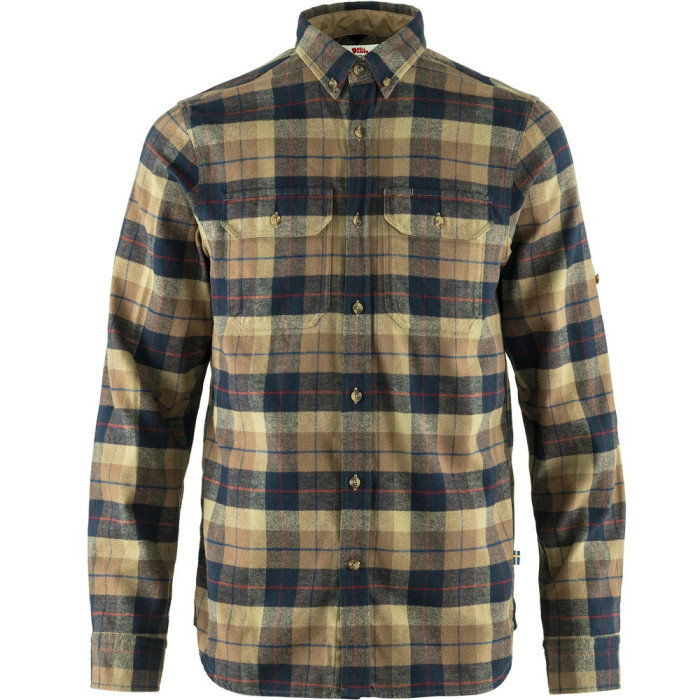 Рубашка мужская Fjallraven Singi Heavy Flannel Shirt, Dark Sand (81373.227)